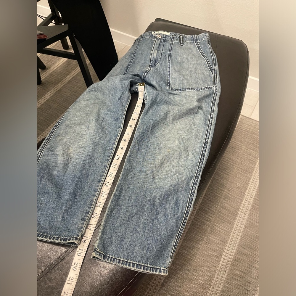 Nili Lotan soft denim drop crotch Luna Jeans Sz 24 - Picture 8 of 8